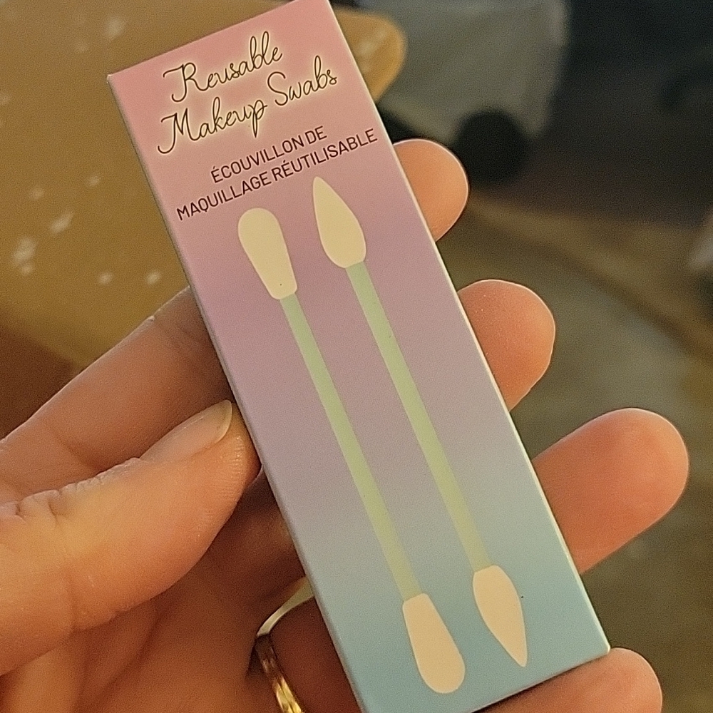 Reusable Makeup Swabs w Carrying Case